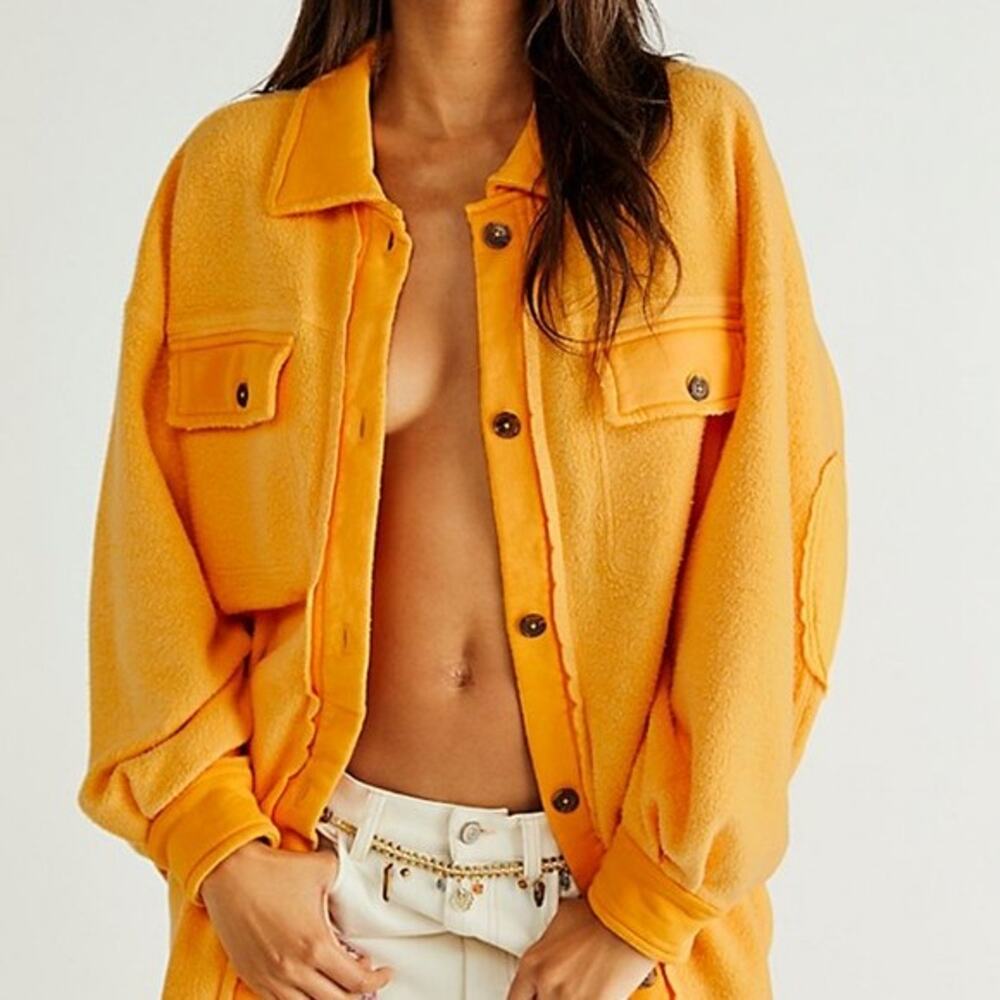 Free People Ruby Jacket - S Craneflower - image 1